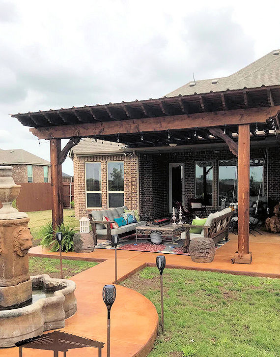 Cedar Pergola Texas
